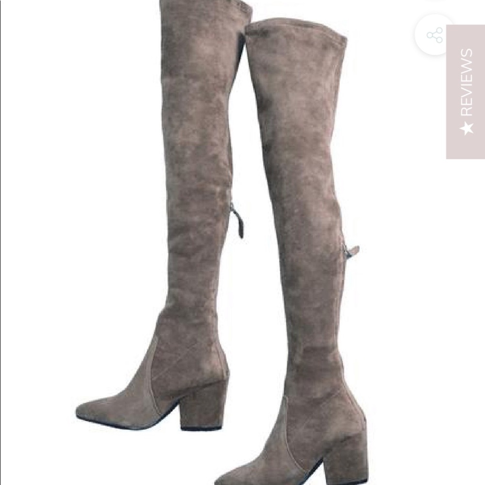 Goodnight Macaroon Tan Over the Knee Boots